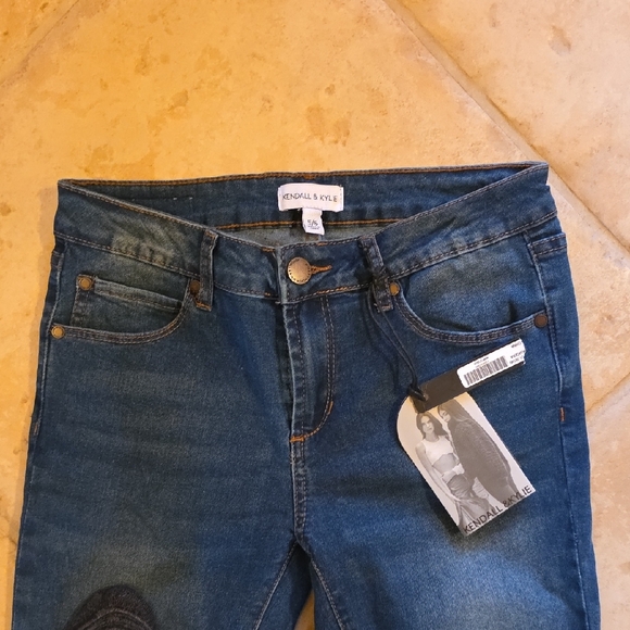 Kendall & Kylie Dark Blue Skinny Jeans - Picture 3 of 6